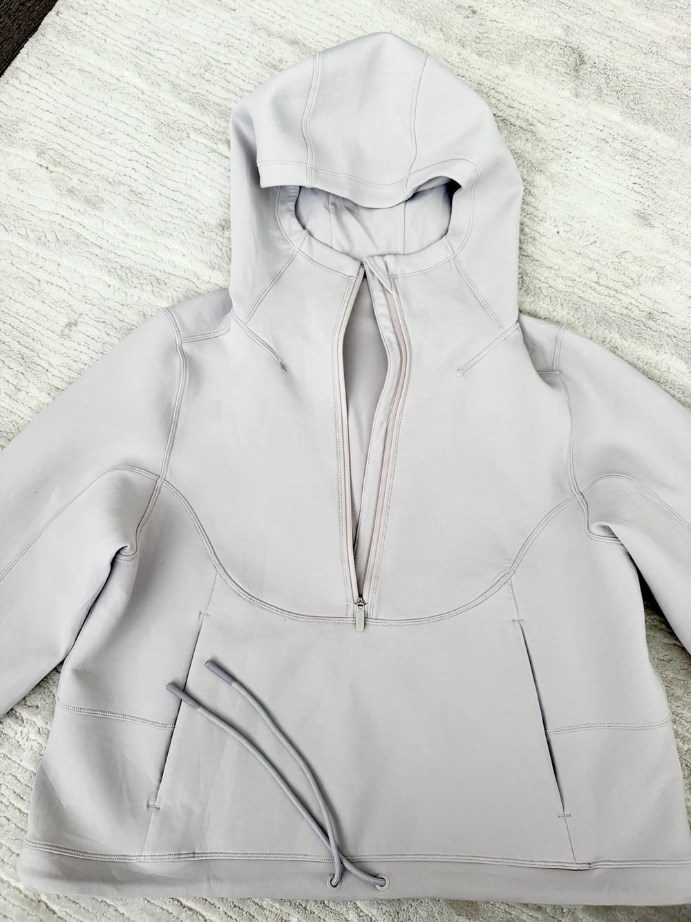 Lululemon Women’s Hooded Pullover Jacket - Light Gray